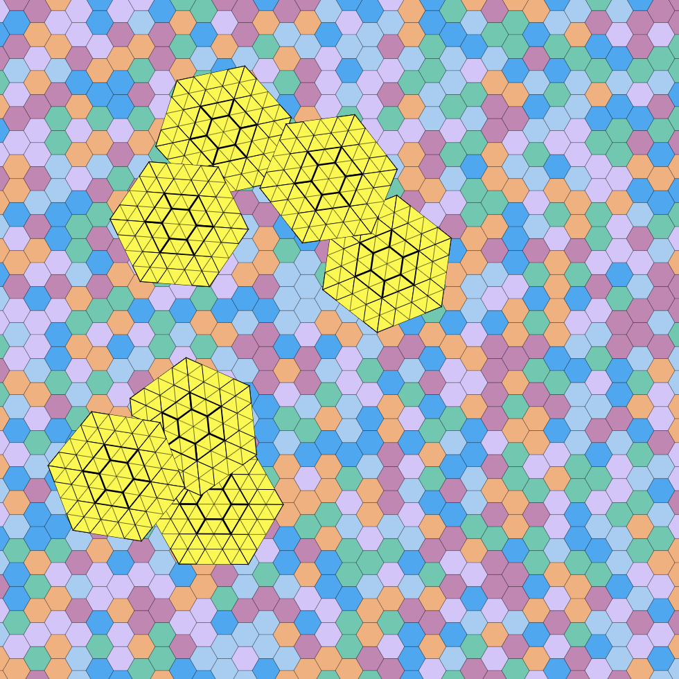 Bouncing Hexagons Picture